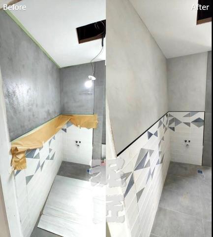 連于仁 - 五股御成路浴廁上半部.淺灰色微水泥