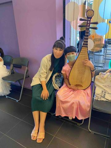 台南嘉義琵琶教學 - 教學學生獲台南市音樂比賽第二名且或全國賽資格