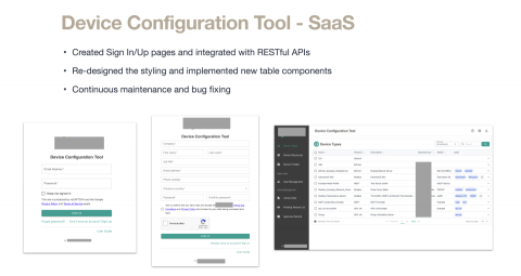 J - SaaS GUI Implementation