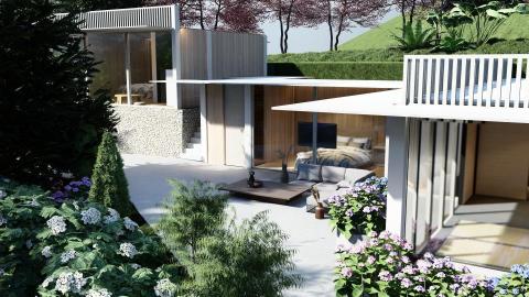 万事屋阿和 - 景觀設計渲染圖