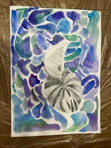 丘珮妮 - 國小素描作品