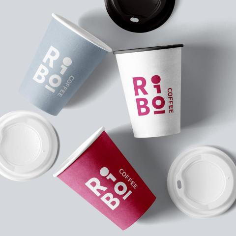 Ops House - 咖啡店logo與識別形象設計－外帶紙杯