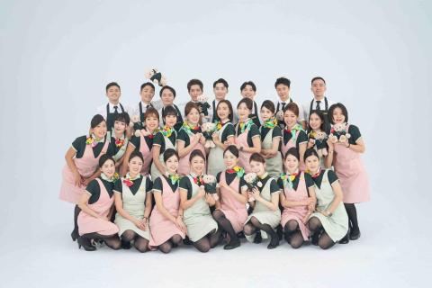 Icheng Liu - 長榮空服員團體照