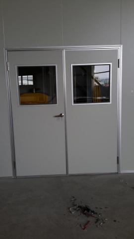 宇勁工程 - 雙開扇形門