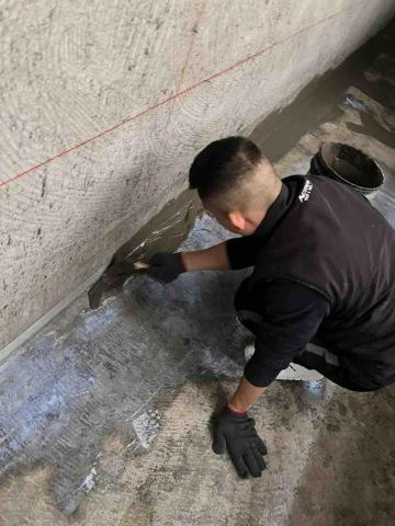 儒儒防水工程 - 陽台L角補土貼網