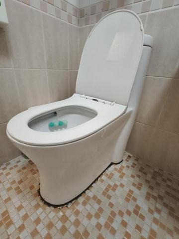 瑋成水電裝修工作室 - 施工後：馬桶底部漏水