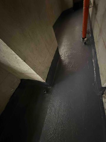 儒儒防水工程 - 陽台彈泥第二道完成面