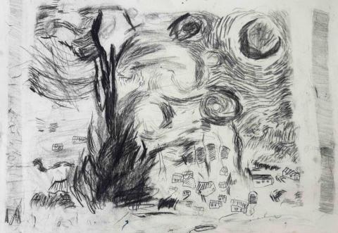 林於羲 - 學生素描 多媒