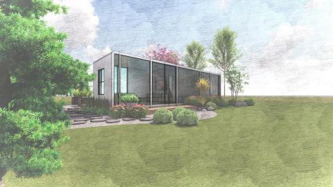 林俊銘 - 新市樣品屋戶外景觀設計