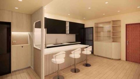 洄蘭室內設計 - 礁溪小二房奶油風美宅1