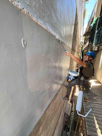 隼鋒工程 - 泰山公寓防水隔熱面漆施作