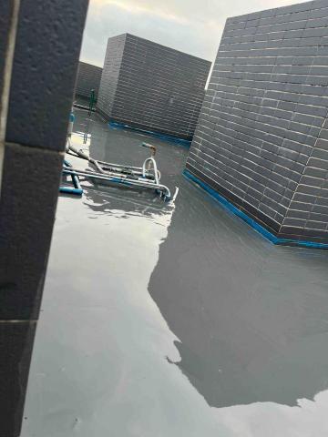 福赫防水工程行 - 本人親自下手做的PU防水層  讚 在大肚區 共18坪