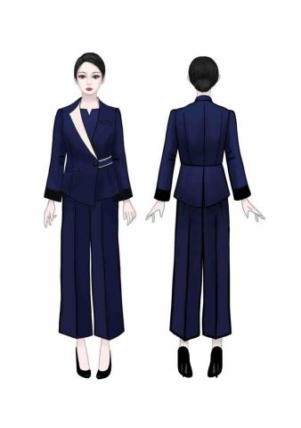 王思驊 - 服裝模板人物插畫