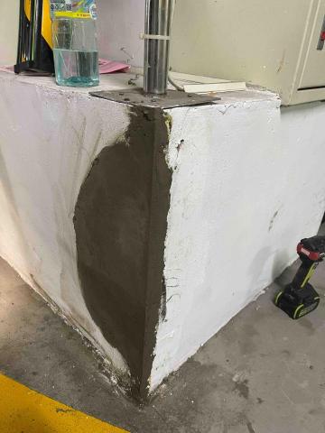 劉明鑫 - 地下停車場牆角復原