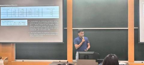 Sumit - Teaching group students 