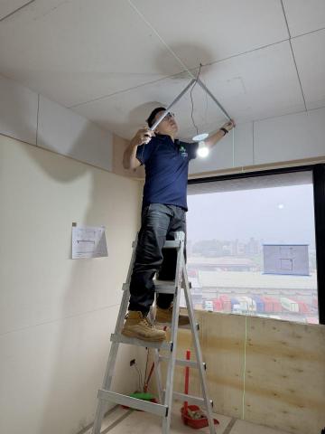 路克萬工程 - 燈具放樣