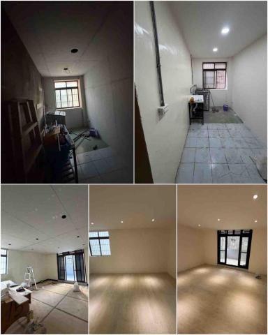 青年人油漆 - 施工前後