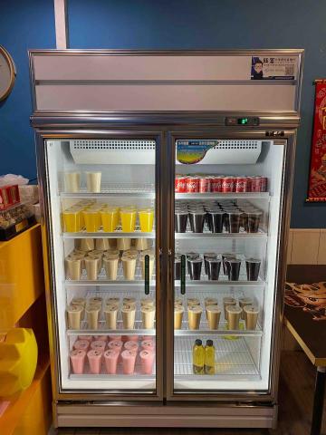 鈺富冷凍餐飲設備行 - 瑞興雙門展示冰箱
