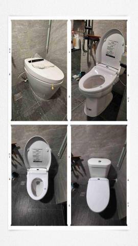 阿榮師父水電工程 - 1/7 馬桶無法沖水 換新的馬桶
     H&H加拿大省水真空虹吸