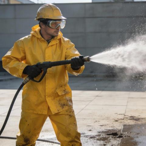 提供高壓灌注機服務的專家胡先生