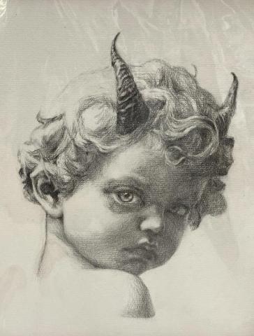 Zhi Jing Wang - 人像素描範例作品