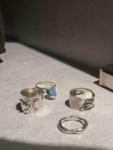 Charlotte - 銀戒作品，2025金工製作