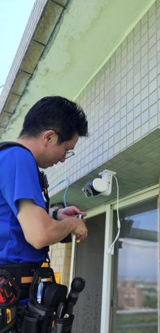 前瞻數位監控行 - 安裝Tp-link C54V新鏡頭