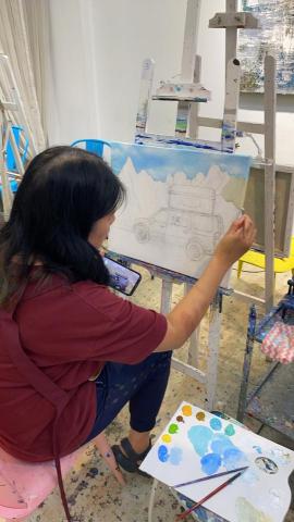 Gina - 成人零基礎壓克力畫