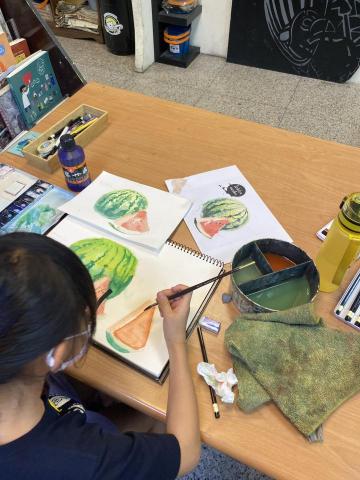 Gina - 小朋友水彩過程照