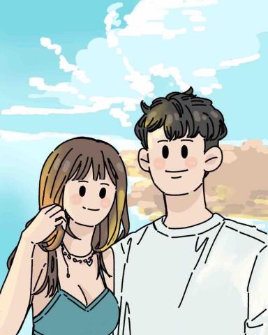 黃米卡 - 似顏繪2