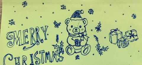 JH - 手繪風格的聖誕插畫