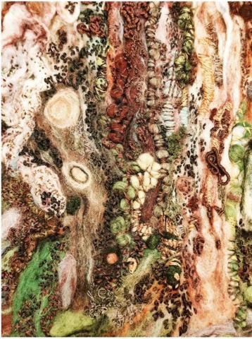 趙梓伶 - 羊毛氈與縫線作品