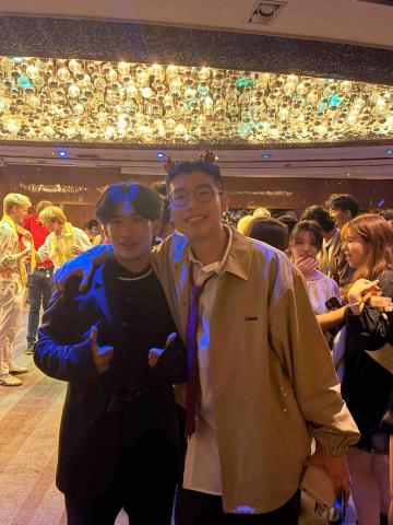 曾永宏（曾丹尼） - 擔任系上國際生舞會的工作人員