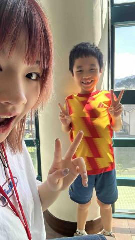 簡伯耘 - 暑期營隊開心合照