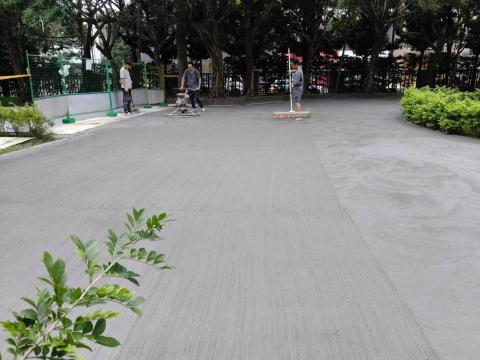 綺泰工程行 - 整體粉光拉毛止滑面