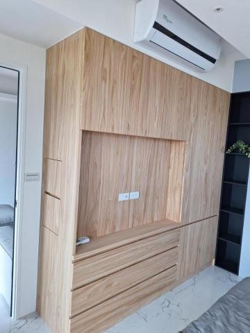 榮璟設計 - 木作衣櫃 電視牆