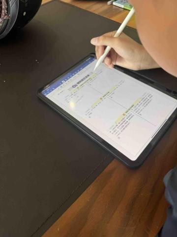 廖祐邠 - 學生上課照片