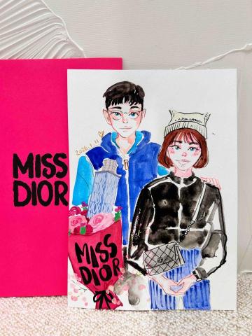 Rose 似顏繪插畫 - 