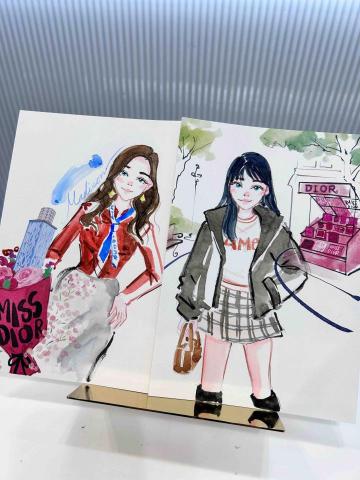 Rose 似顏繪插畫 - 