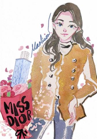 Rose 似顏繪插畫 - 