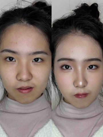 楊紫琳 - 韓系粉色妝容