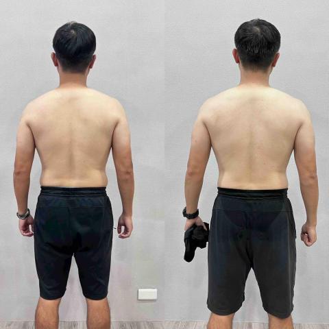 OTTO 徐郁期 - 兩個月的背變化