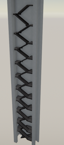 吳信宏 - 大樓鋼梯