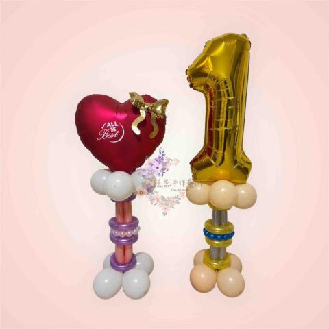 夏蕊全方位活動主持 /全方位活動企劃/場地佈置/水中模特兒 - 客製氣球柱