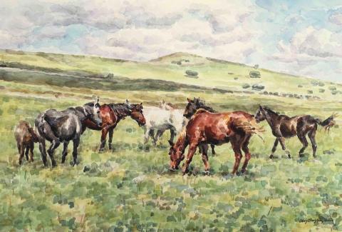 王中亭 - 水彩作品