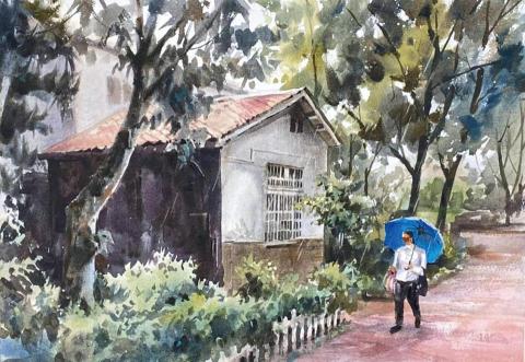 徐逸宸 - 馬偕盃寫生比賽高中組第一名作品