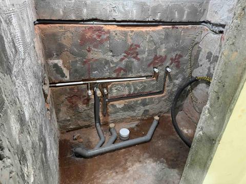 富鎧水電工程 - 浴室管路配置