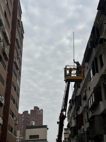 GAS+ 管線工程 - 可以配合社區公共安全,外牆吊車施工