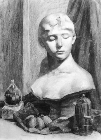 徐逸宸 - 石膏像靜物練習