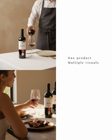 AI ADS LAB_ 社群 & 廣告素材 - 一張白底產品照，就能變成一整組「真的有人在用」的畫面。

從品牌提供的產品本體出發，
延伸成不同空間、不同互動、不同生活時刻。

同一個產品，
但你可以一次拿到 可上架／可投放／可當內容輪播 的完整素材。

不用再為了每個情境重拍。
一個產品，就夠你用很久。